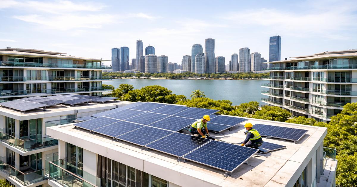 Solar Hamilton Brisbane with body corporate approval process