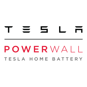 Tesla Powerwall home battery storage system official logo.