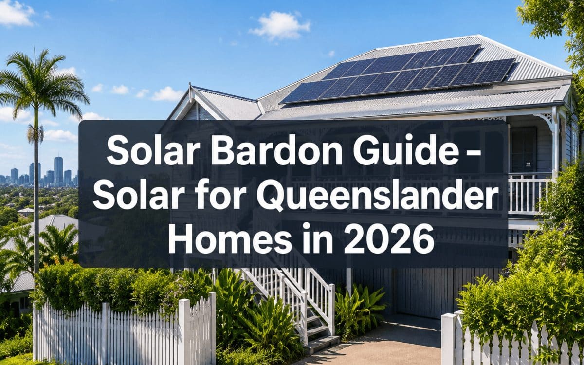 Solar Bardon installation on Queenslander home in Brisbane