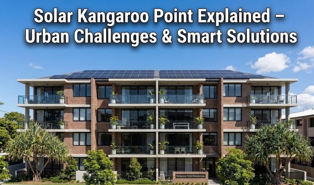 Solar Kangaroo Point installation on inner-city home in Brisbane