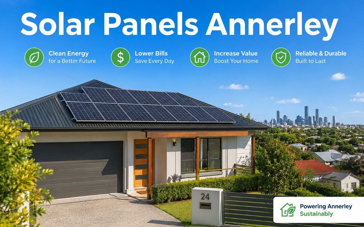 Solar panels Annerley installed on a residential Brisbane home