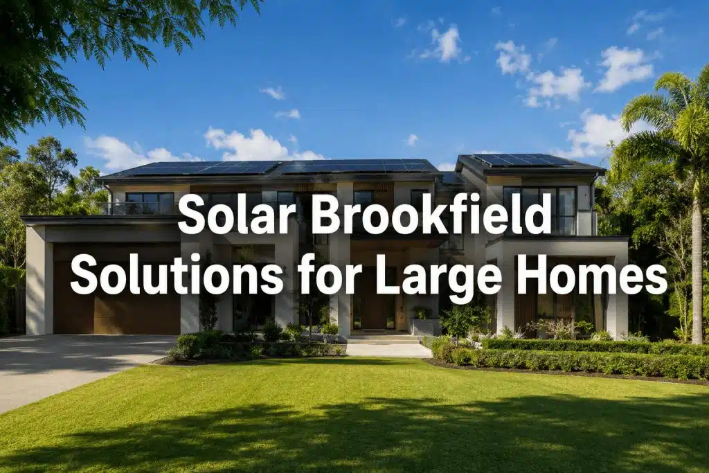 Solar panels installed on a modern home in Mango Hill Brisbane