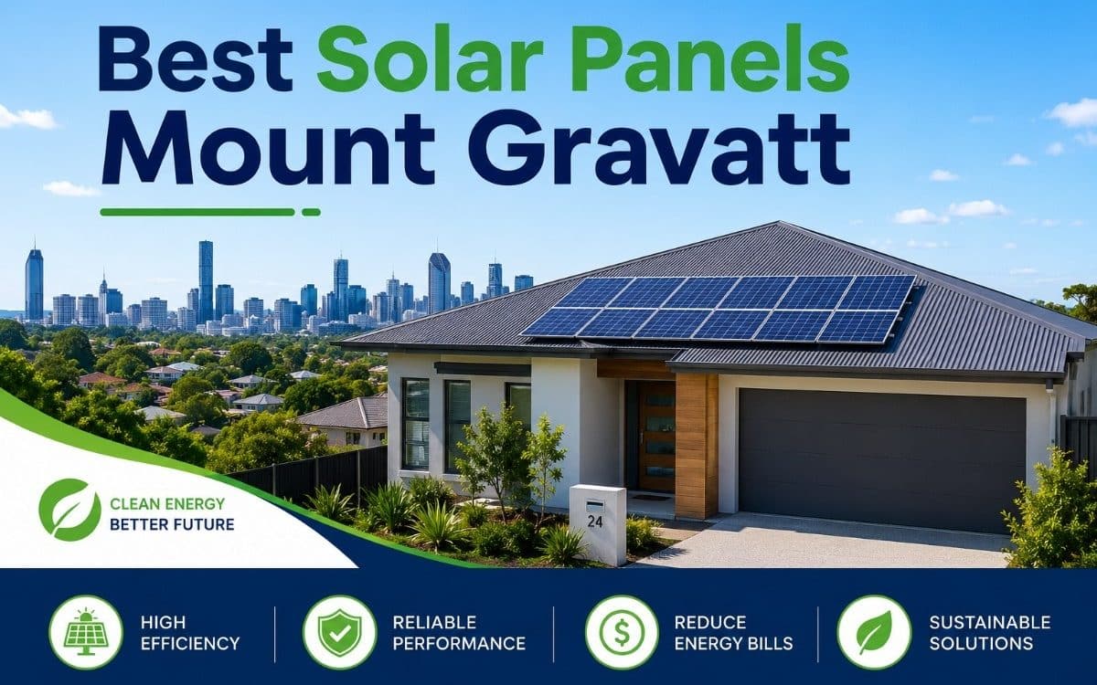 Solar panels Mount Gravatt installed on a residential home in Brisbane