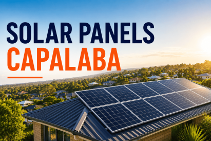 Solar panels installed on a modern home in Capalaba QLD by Connect Energy