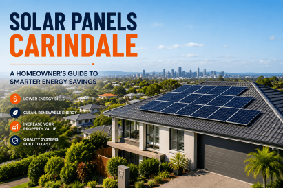Modern home with rooftop solar panels in Carindale QLD installed by Connect Energy