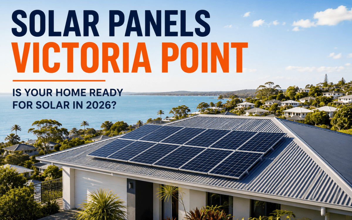 Modern home with rooftop solar panels in Victoria Point QLD by Connect Energy