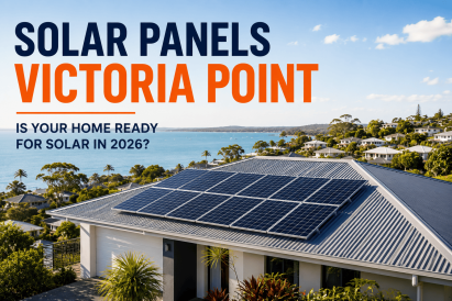 Modern home with rooftop solar panels in Victoria Point QLD by Connect Energy
