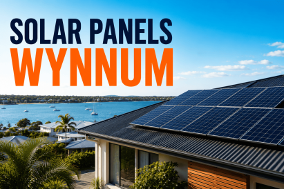 Modern coastal home with rooftop solar panels in Wynnum QLD installed by Connect Energy